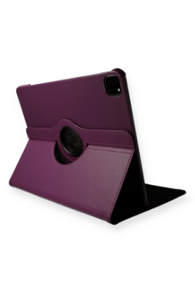Newface iPad Pro 11 (2020) Kılıf 360 Tablet Deri Kılıf - Mürdüm resmi