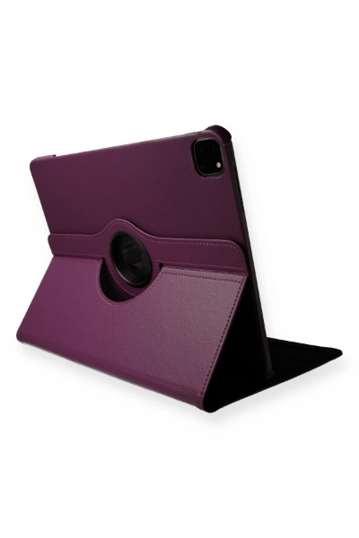 Newface iPad Pro 11 (2020) Kılıf 360 Tablet Deri Kılıf - Mürdüm resmi
