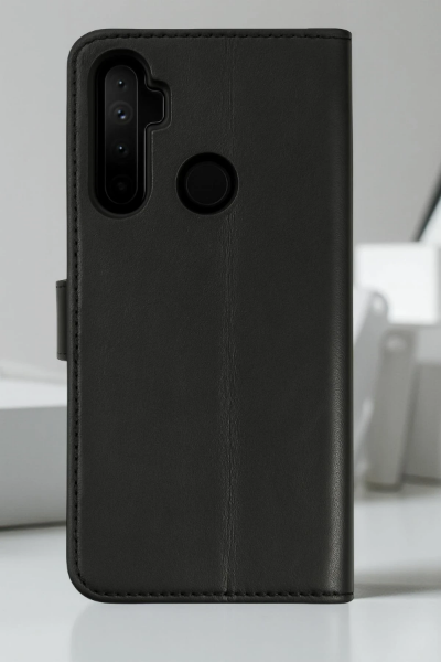 Newface Realme 6i Kılıf Trend S Plus Kapaklı Kılıf - Siyah resmi