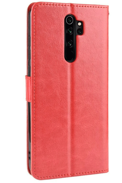 Newface Xiaomi Redmi Note 8 Pro Kılıf Trend S Plus Kapaklı Kılıf - Kırmızı resmi