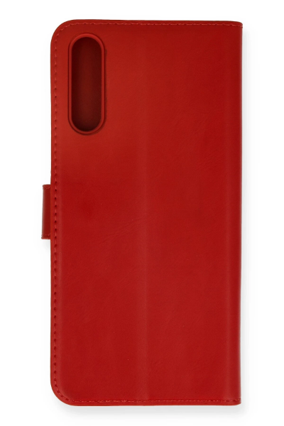 Newface Huawei P Smart S Kılıf Trend S Plus Kapaklı Kılıf - Kırmızı resmi