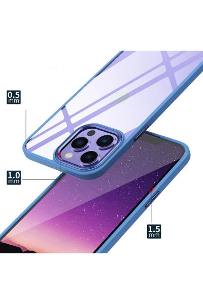 Newface iPhone 14 Pro Max Kılıf Power Silikon - Lila resmi