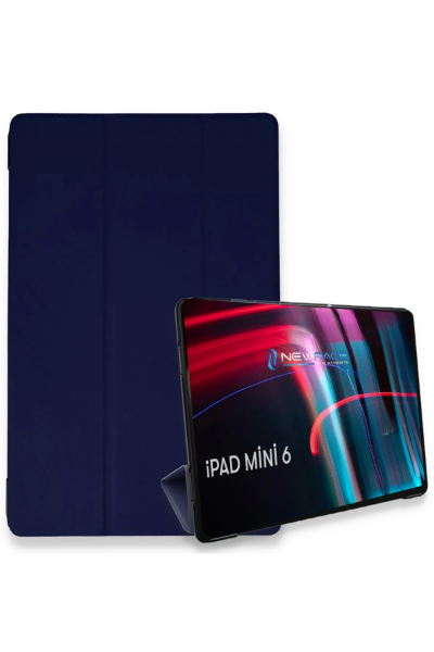 Newface iPad Mini 6 Kılıf Tablet Smart Kılıf - Lacivert resmi