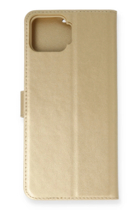 Newface Oppo A73 Kılıf Trend S Plus Kapaklı Kılıf - Gold resmi