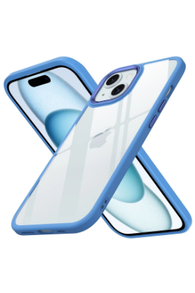 Newface iPhone 15 Kılıf Power Silikon - Sierra Blue resmi