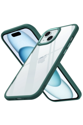 Newface iPhone 15 Kılıf Power Silikon - Koyu Yeşil resmi