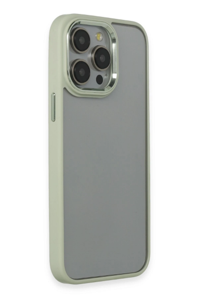 Newface iPhone 14 Pro Max Kılıf Power Silikon - Yeşil resmi