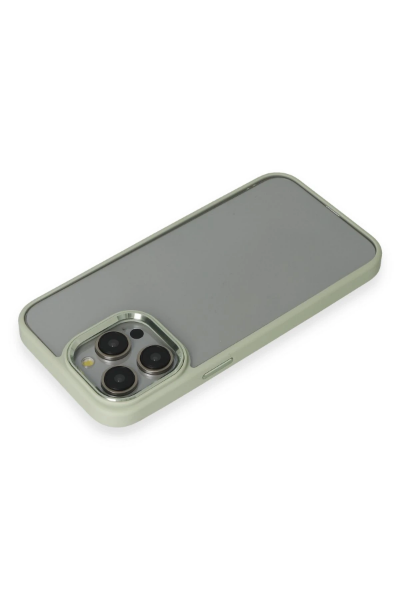 Newface iPhone 14 Pro Max Kılıf Power Silikon - Yeşil resmi