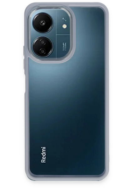 Newface Xiaomi Redmi 13C Kılıf Power Silikon - Sierra Blue resmi