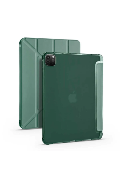 Newface iPad Mini 5 Kılıf Tablet Smart Kılıf - Koyu Yeşil resmi