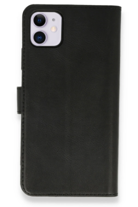 Newface iPhone 12 Mini Kılıf Trend S Plus Kapaklı Kılıf - Siyah resmi