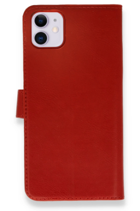 Newface iPhone 12 Mini Kılıf Trend S Plus Kapaklı Kılıf - Kırmızı resmi