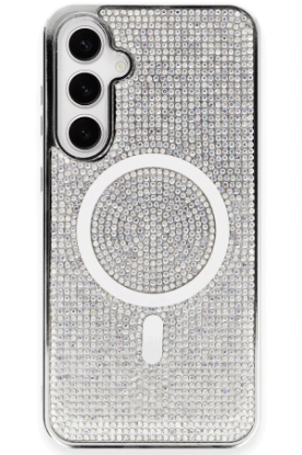 Newface Samsung Galaxy S23 Kılıf Diamond Magsafe Kapak - Rainbow resmi