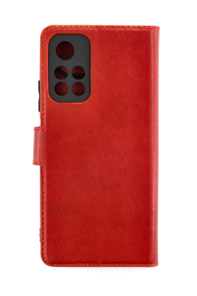 Newface Xiaomi Redmi Note 11T Kılıf Trend S Plus Kapaklı Kılıf - Kırmızı resmi