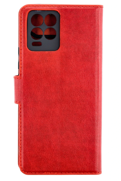 Newface Realme 8 Pro Kılıf Trend S Plus Kapaklı Kılıf - Kırmızı resmi