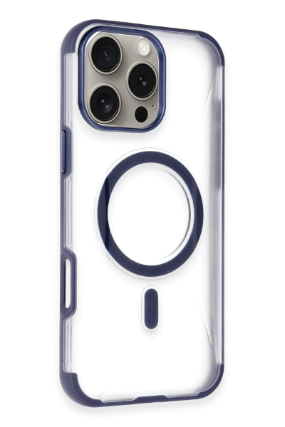 Joko iPhone 14 Pro Max Hilton Magsafe Kapak - Lacivert resmi