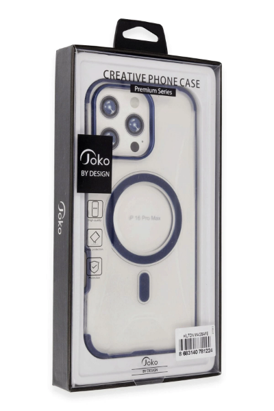 Joko iPhone 14 Pro Max Hilton Magsafe Kapak - Lacivert resmi