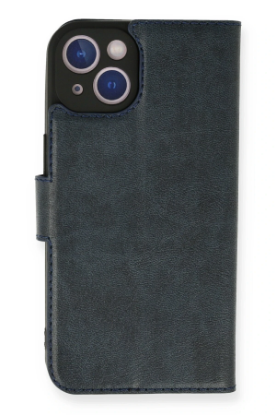 Newface iPhone 14 Kılıf Trend S Plus Kapaklı Kılıf - Lacivert resmi