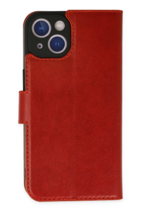 Newface iPhone 14 Plus Kılıf Trend S Plus Kapaklı Kılıf - Kırmızı resmi