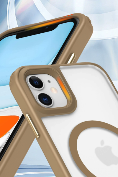 Newface iPhone 11 Kılıf Enka Magsafe Silikon Kılıf - Desert resmi