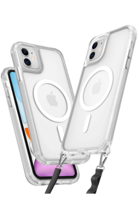 Newface iPhone 11 Kılıf Enka Magsafe Silikon Kılıf - Şeffaf resmi