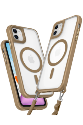 Newface iPhone 12 Kılıf Enka Magsafe Silikon Kılıf - Desert resmi