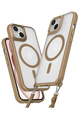 Newface iPhone 14 Kılıf Enka Magsafe Silikon Kılıf - Desert resmi