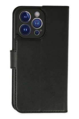 Newface iPhone 14 Pro Max Kılıf Trend S Plus Kapaklı Kılıf - Siyah resmi