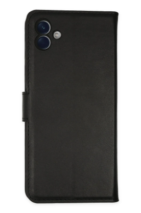 Newface Samsung Galaxy A04 Kılıf Trend S Plus Kapaklı Kılıf - Siyah resmi