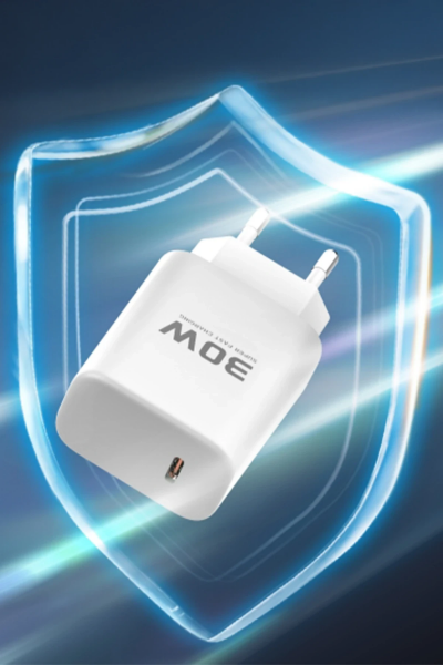 Joko JK89 30W Type-C Çıkışlı Ekstra DC66 1M Type-C to Lightning Kablolu PD Şarj Cihazı - Beyaz resmi