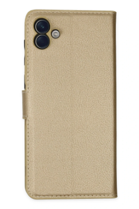 Newface Samsung Galaxy A04 Kılıf Trend S Plus Kapaklı Kılıf - Gold resmi