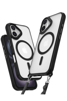 Newface iPhone 16 Kılıf Enka Magsafe Silikon Kılıf - Siyah resmi