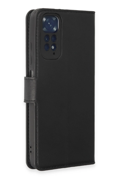 Newface Xiaomi Redmi Note 11 Pro Kılıf Trend S Plus Kapaklı Kılıf - Siyah resmi
