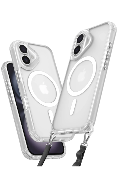 Newface iPhone 16 Plus Kılıf Enka Magsafe Silikon Kılıf - Şeffaf resmi