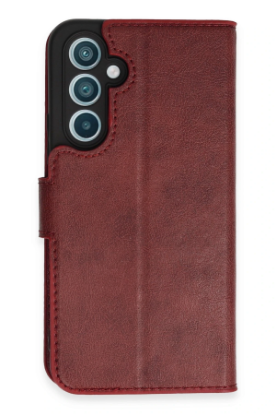 Newface Samsung Galaxy A34 5G Kılıf Trend S Plus Kapaklı Kılıf - Kırmızı resmi