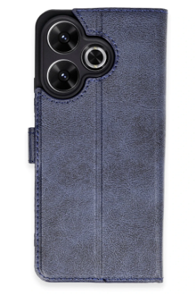 Newface Xiaomi Redmi 13 4G Kılıf Trend S Plus Kapaklı Kılıf - Lacivert resmi