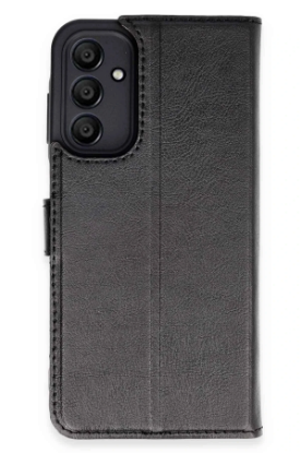 Newface Samsung Galaxy A15 4G Kılıf Trend S Plus Kapaklı Kılıf - Siyah resmi