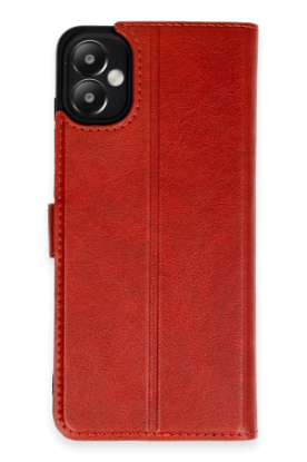 Newface Samsung Galaxy A05 Kılıf Trend S Plus Kapaklı Kılıf - Kırmızı resmi