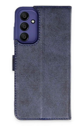 Newface Samsung Galaxy M15 Kılıf Trend S Plus Kapaklı Kılıf - Lacivert resmi