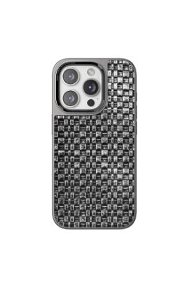 Venco iPhone 15 Pro Max Brand Kapak - Gümüş resmi