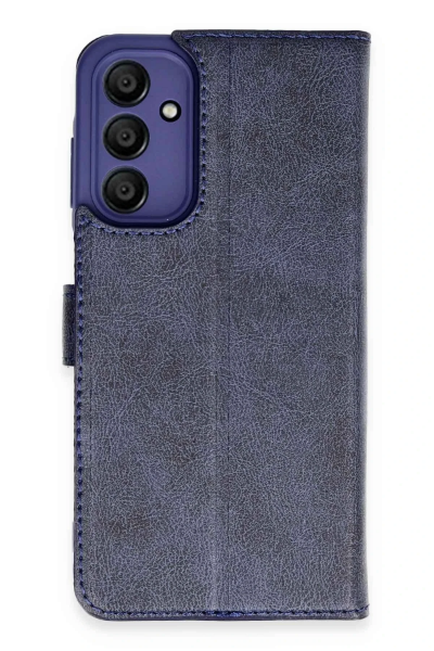 Newface Samsung Galaxy A55 5G Kılıf Trend S Plus Kapaklı Kılıf - Lacivert resmi