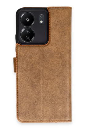 Newface Xiaomi Redmi 13C Kılıf Trend S Plus Kapaklı Kılıf - Taba resmi