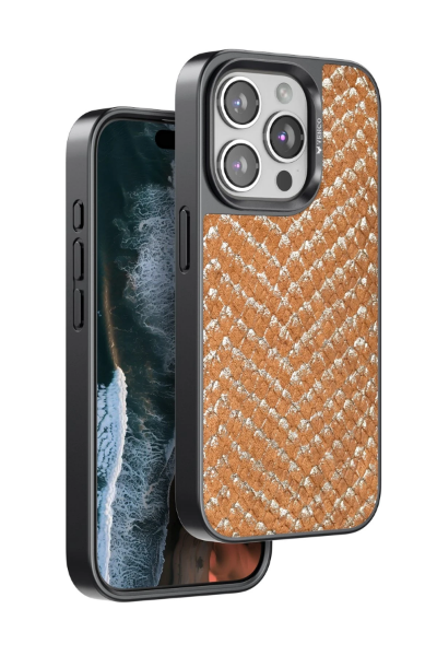 Venco iPhone 15 Viper Kapak - Kahverengi resmi