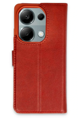 Newface Xiaomi Redmi Note 13 Pro 4G Kılıf Trend S Plus Kapaklı Kılıf - Kırmızı resmi