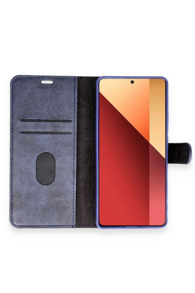 Newface Xiaomi Redmi Note 13 Pro 4G Kılıf Trend S Plus Kapaklı Kılıf - Kırmızı resmi
