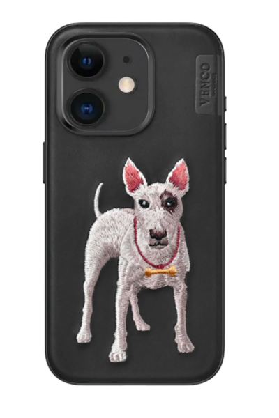 Venco iPhone 11 Perma Desenli Kapak - Siyah resmi