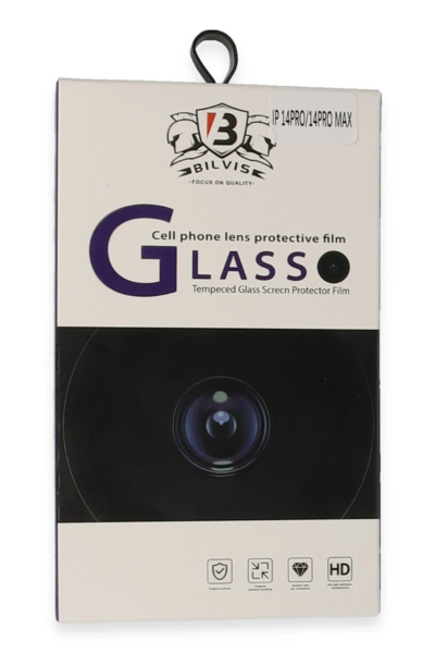 Newface iPhone 14 Pro Max Bilvis Titan Kamera Lens - Siyah resmi