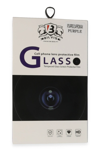 Newface iPhone 14 Pro Max Bilvis Titan Kamera Lens - Derin Mor resmi