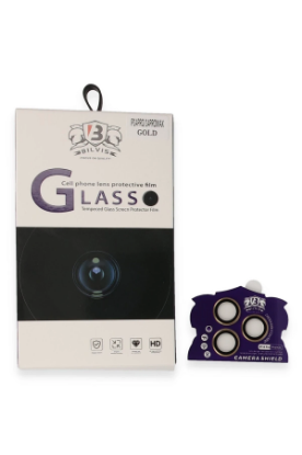 Newface iPhone 14 Pro Max Bilvis Titan Kamera Lens - Gold resmi