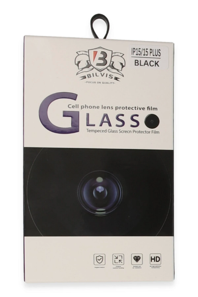Newface iPhone 15 Bilvis Titan Kamera Lens - Siyah resmi